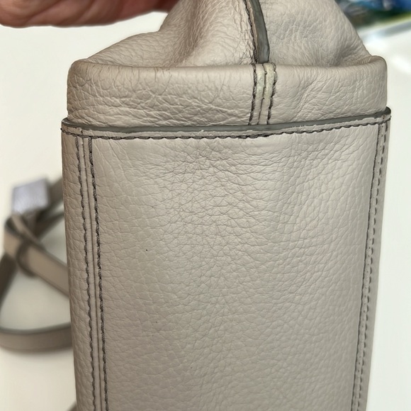 Fossil tote leather bag dove gray - Picture 15 of 15